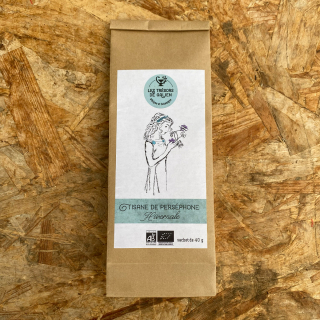 Tisane de Pérséphone - Les Trésors de Galien (40g) - Ferme urbaine aquaponique à Bordeaux
