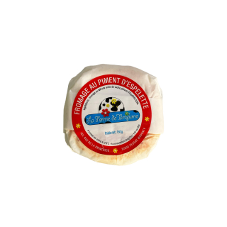 Fromage frais au piment d'Espelette de la ferme de Tartifume (190g) - Ferme urbaine aquaponique à Bordeaux