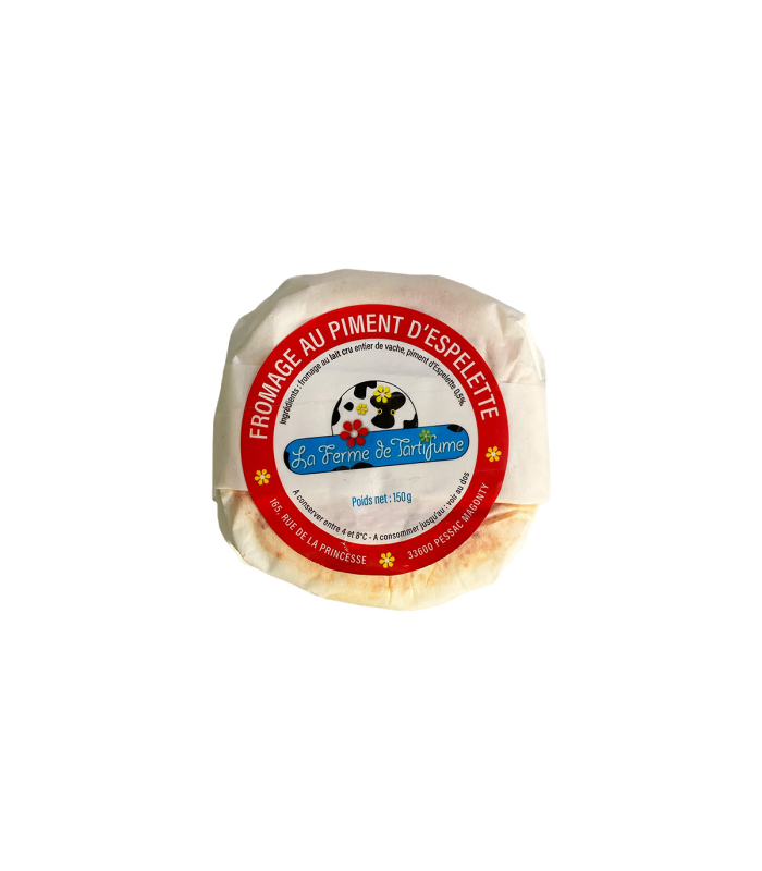 Fromage frais au piment d'Espelette de la ferme de Tartifume (190g)