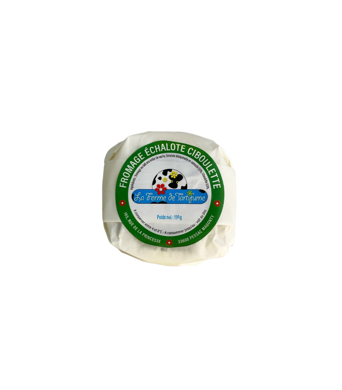 Fromage frais échalote & ciboulette de la ferme de Tartifume (190g)
