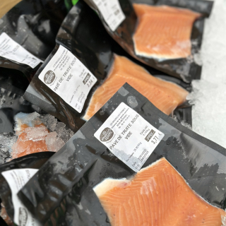 2 pavés de truite 150g  - 26,90€ le kg - Ferme urbaine aquaponique à Bordeaux