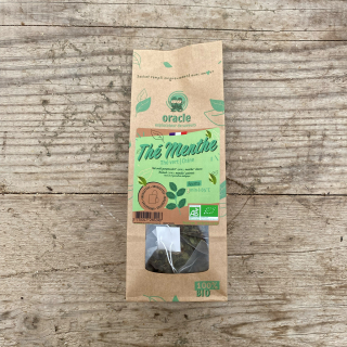 Thé vert menthe Oracle (15 infusettes) - Ferme urbaine aquaponique à Bordeaux