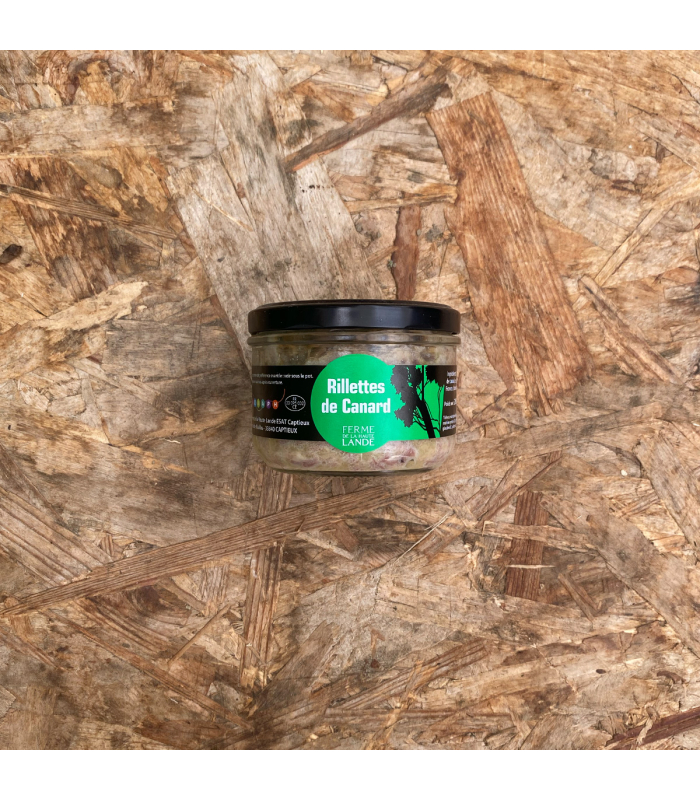 Rillettes de canard, 200g (pièce)