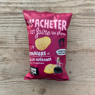 Chips vinaigre & sel de Guérande Ramdam Social (125g) - Ferme urbaine aquaponique à Bordeaux