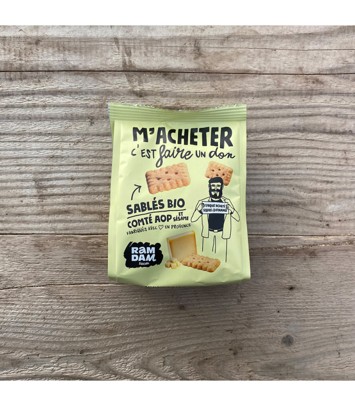 Sablés comté & sésame Ramdam Social (100g)