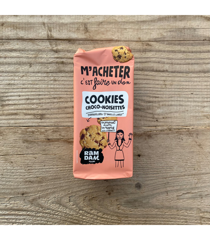 Cookies chocolat noisettes Ramdam Social (184g)