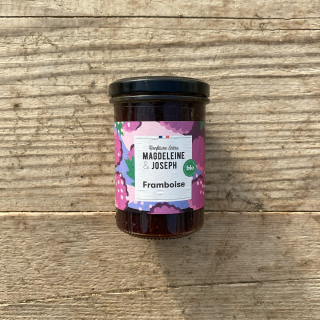 Confiture de framboise, 240g (pièce) - Ferme urbaine aquaponique à Bordeaux