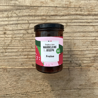 Confiture de fraise, 240g (pièce) - Ferme urbaine aquaponique à Bordeaux