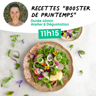 Atelier "Recettes booster de printemps" & dégustation -11h15 (1 place) le 25 avril 2026 - Ferme urbaine aquaponique à Bordeaux