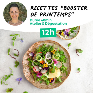 Atelier "Recettes booster de printemps" & dégustation -12h (1 place) le 25 avril 2026 - Ferme urbaine aquaponique à Bordeaux