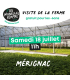 Visite Samedi 18 Juillet - 11H