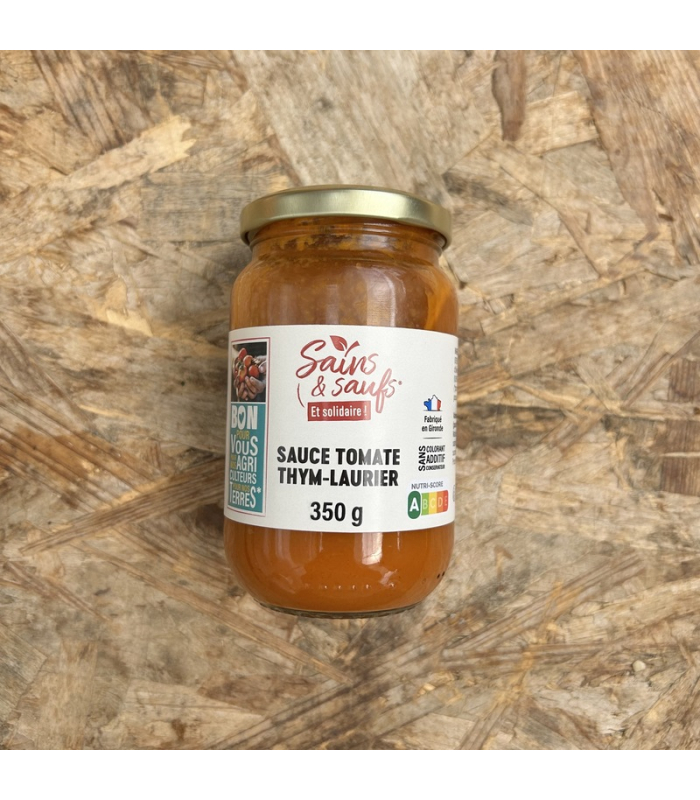 Sauce tomate au thym & laurier, 350g (pièce)