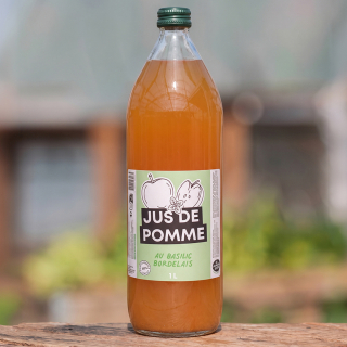 Jus de pomme au basilic (1L) - Ferme urbaine aquaponique à Bordeaux