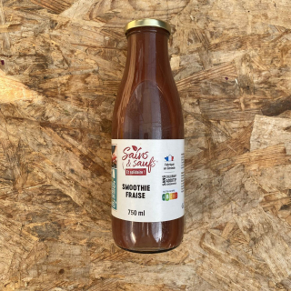 Smoothie fraise 75cl (pièce) - Ferme urbaine aquaponique à Bordeaux