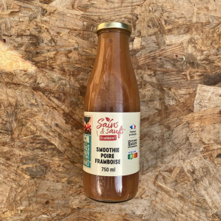 Smoothie poire framboise 75cl (pièce) - Ferme urbaine aquaponique à Bordeaux
