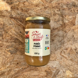 Purée de pomme 690g (pièce) - Ferme urbaine aquaponique à Bordeaux