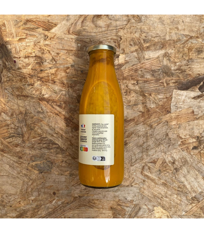Velouté de carottes, 75cL (pièce)