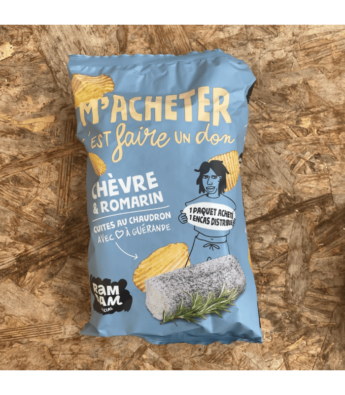Chips chèvre & romarin Ramdam Social (125g)
