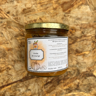 Purée courge, pomme de terre & oignon, 300 g (pièce) - Ferme urbaine aquaponique à Bordeaux