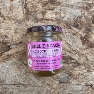 Miel d'acacia 250g (pièce) - Ferme urbaine aquaponique à Bordeaux
