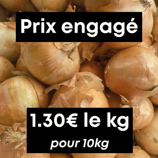 Oignons jaunes (10kg) - Ferme urbaine aquaponique à Bordeaux