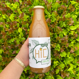 Jus de pommes Idyll'HIC, 1L (pièce) - Ferme urbaine aquaponique à Bordeaux