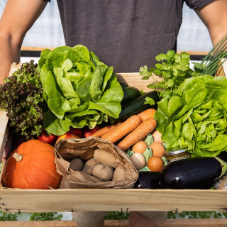 4 paniers de saison - abonnement mensuel - Ferme urbaine aquaponique à Bordeaux