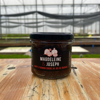 Confit d'Oignon Rouge au Jus de Grenade (140g) - Ferme urbaine aquaponique à Bordeaux