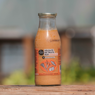 Velouté de truite aux légumes, 50cl (pièce) - Ferme urbaine aquaponique à Bordeaux