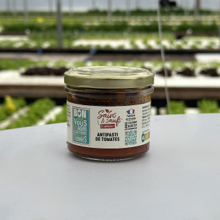 Antipasti de tomates, 100g (pièce) - Ferme urbaine aquaponique à Bordeaux