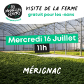 Visite Mercredi 16 juillet - 11H (1 place)
