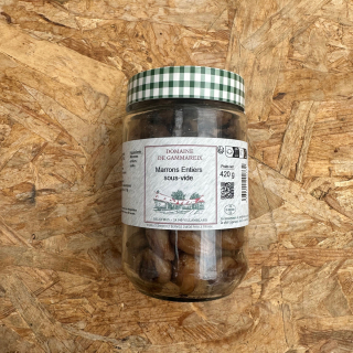 Marrons entiers sous vide 420g (pièce) - Ferme urbaine aquaponique à Bordeaux