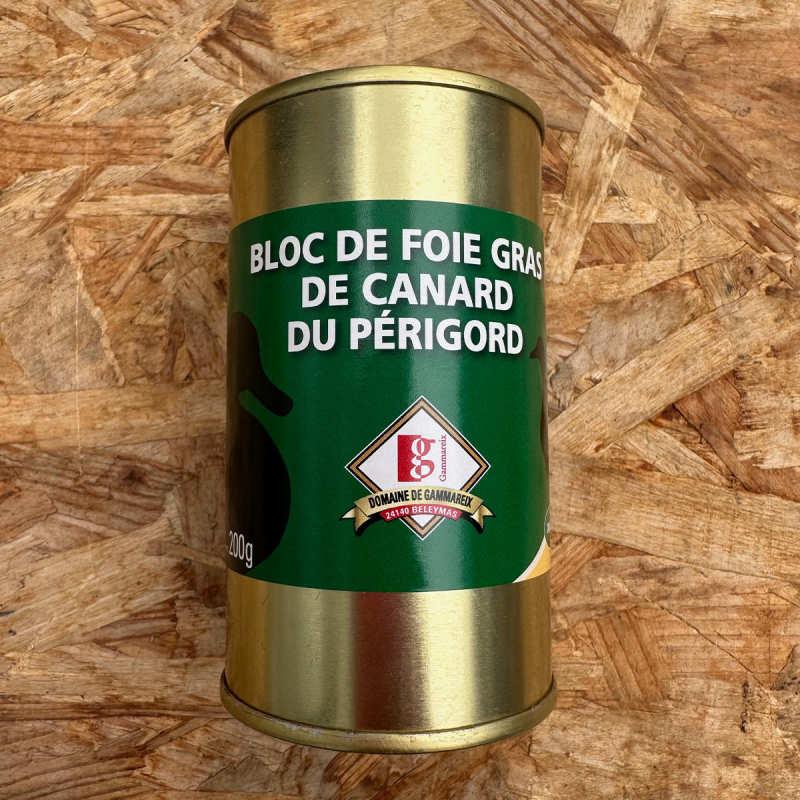 Bloc de foie gras de canard IGP Périgord 200g (pièce)